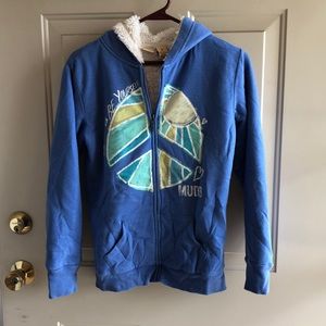 Children’s Blue Peace Sign Jacket